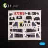 KELIK K72195 F-16I - interior 3D decals for Hasegawa kit 1/72